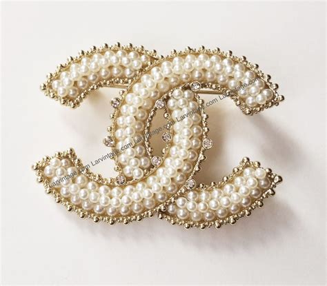 brooch chanel pearl|authentic chanel brooches.